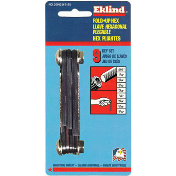 Inch Fold-Up Hex Key Sets