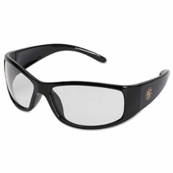 Buy ELITE SAFETY GLASSES, CLEAR POLYCARBONATE LENS, ANTI-FOG, BLACK, NYLON now and SAVE!