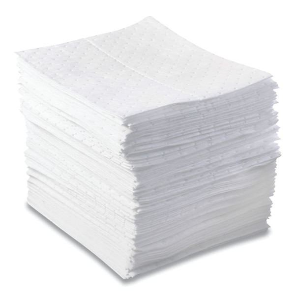 BUY OIL-ONLY SORBENT PAD, HEAVY-WEIGHT, ABSORBS 20.5 GAL, 15 IN X 17 IN now and SAVE!