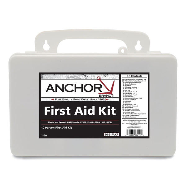 Buy 10 PERSON FIRST AID KIT, ANSI, PLASTIC now and SAVE!