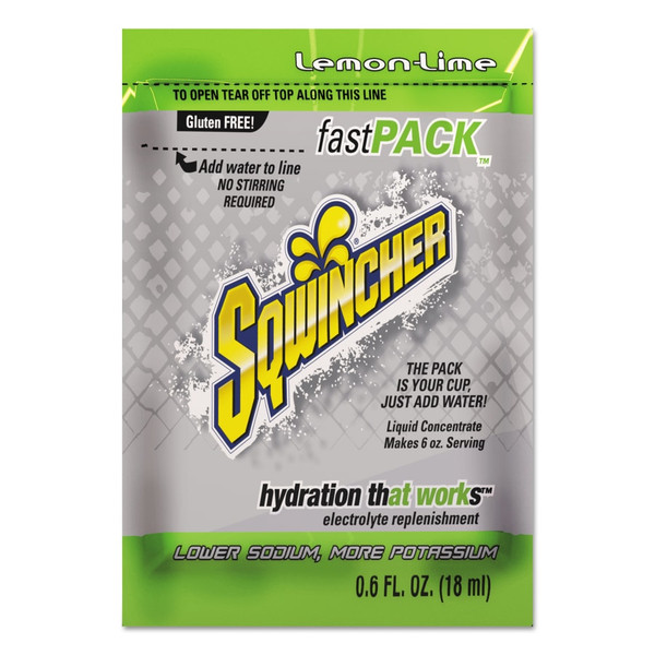 BUY FAST PACK DRINK MIX, LEMON-LIME, 0.6 FL OZ, PACK, YIELDS 6 OZ now and SAVE!