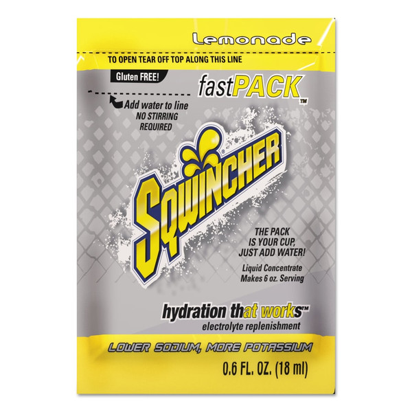 BUY FAST PACK DRINK MIX, LEMONADE, 0.6 FL OZ, PACK, YIELDS 6 OZ now and SAVE!