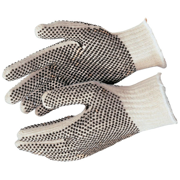 Buy PVC DOT STRING KNIT GLOVES, X-LARGE, NATURAL, 2 SIDED DOTS now and SAVE!