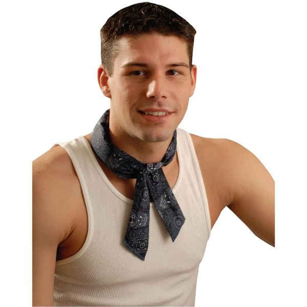 BUY MIRACOOL NECK BANDANAS, 1-11/16 IN W X 34.75 IN L, COWBOY BLUE now and SAVE!