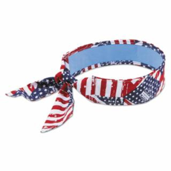 Buy CHILL-ITS 6700 EVAPORATIVE COOLING BANDANAS, 8 IN X 13 IN, STARS/STRIPES now and SAVE!