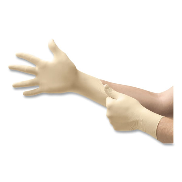 Buy 69-210 NATURAL RUBBER LATEX DISPOSABLE GLOVES, INNER POLYMER COATING/POWDER-FREE/SMOOTH, 3.5 MIL PALM/4.3 MIL FINGER, LARGE now and SAVE!