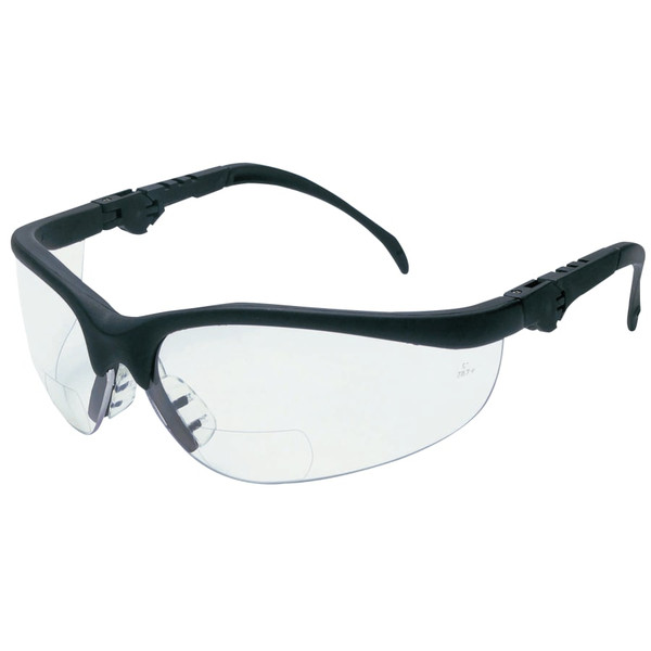 Buy KLONDIKE KD3 SERIES BIFOCAL READER SAFETY GLASSES, CLEAR LENS, BLACK FRAME, 1.5 DIOPTER now and SAVE!