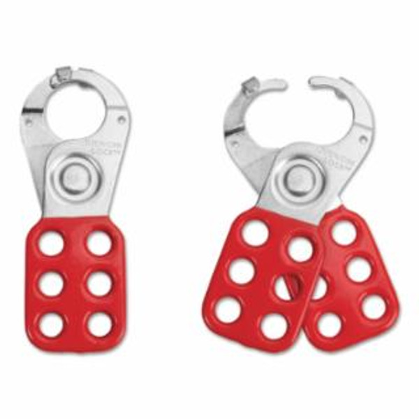 Buy LOCKOUT HASP, 1-3/4 IN W X 4-1/2 IN L, 1 IN JAW DIA, RED now and SAVE!