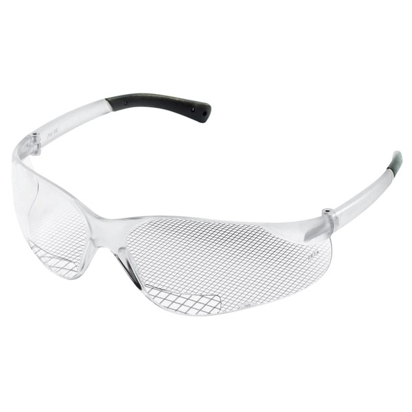 BUY BEARKAT BK1 SERIES BIFOCAL READERS SAFETY GLASSES, CLEAR LENS, 1.0 DIPTER, CLEAR FRAME now and SAVE!