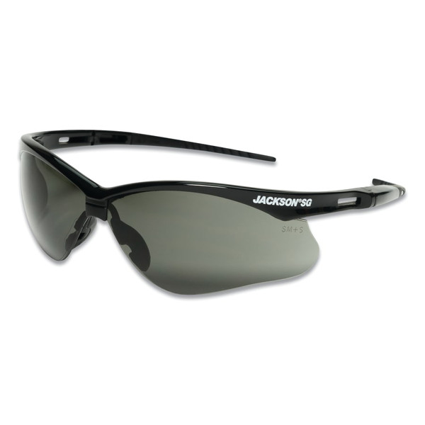 Buy SG SERIES SAFETY GLASSES, UNIVERSAL SIZE, SMOKE MIRROR LENS, BLACK FRAME, STA-CLEAR ANTI-FOG now and SAVE!