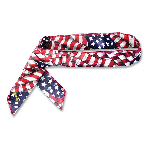 Buy MIRACOOL NECK BANDANAS, 1-11/16 IN W X 34.75 IN L, WAVY FLAG now and SAVE!