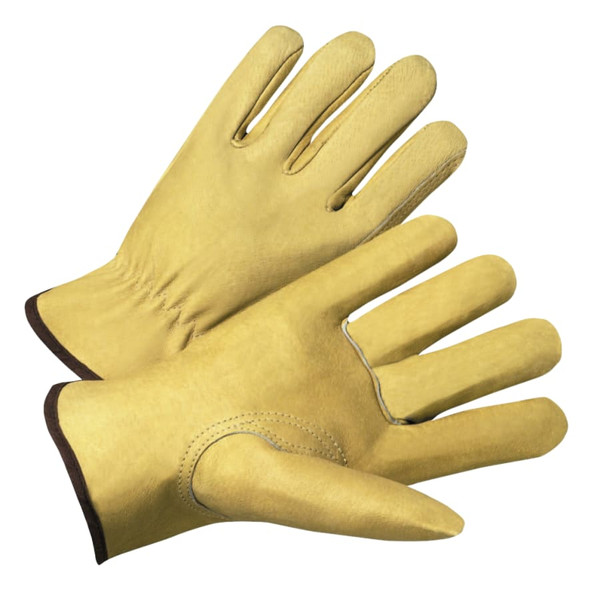 BUY 4000 SERIES PIGSKIN LEATHER DRIVER GLOVES, MEDIUM, UNLINED, TAN now and SAVE!