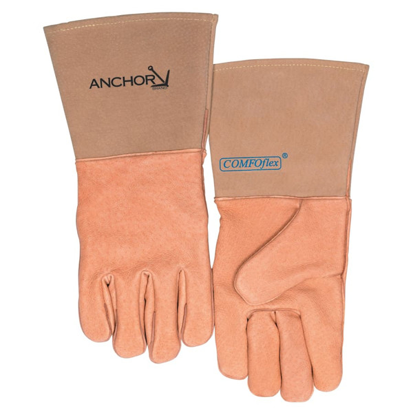 BUY SPECIALTY WELDING GLOVES, TOP GRAIN PIGSKIN, LARGE, GOLD now and SAVE!