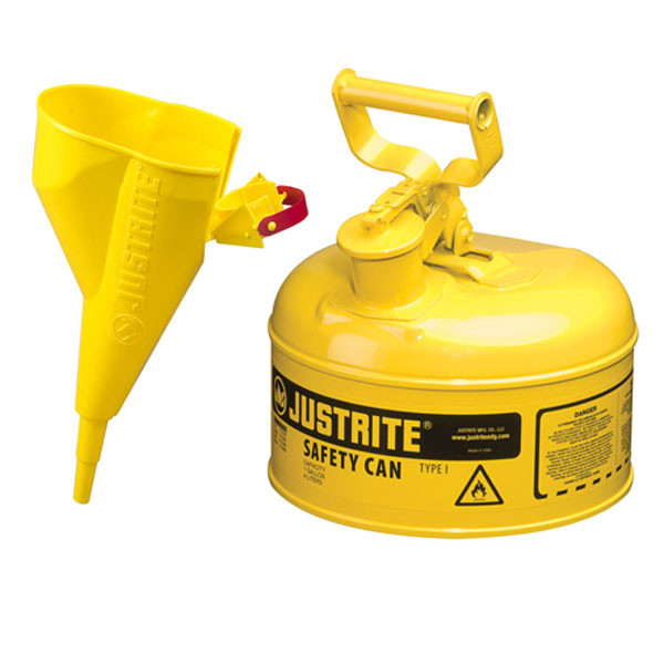 1 Gallon/4L Safety Can Yellow With Funnel 7110210