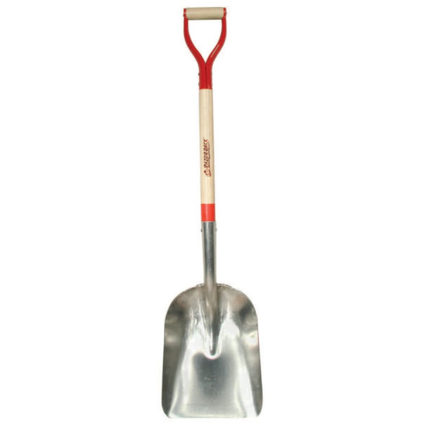 BUY ALUMINUM SCOOPS, 14.5 X 11 BLADE, 31 IN WHITE ASH STEEL D-GRIP HANDLE now and SAVE!