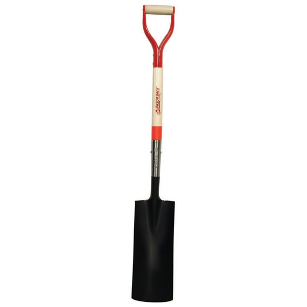 BUY DRAIN & POST SPADES, 16 X 6 1/4 ROUND BLADE, 29 IN WHITE ASH STEEL D-GRIP HANDLE now and SAVE!