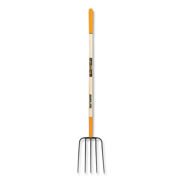 BUY MANURE AND BEDDING FORK, 5 TINE, OVAL POINT, 48 IN HANDLE now and SAVE!