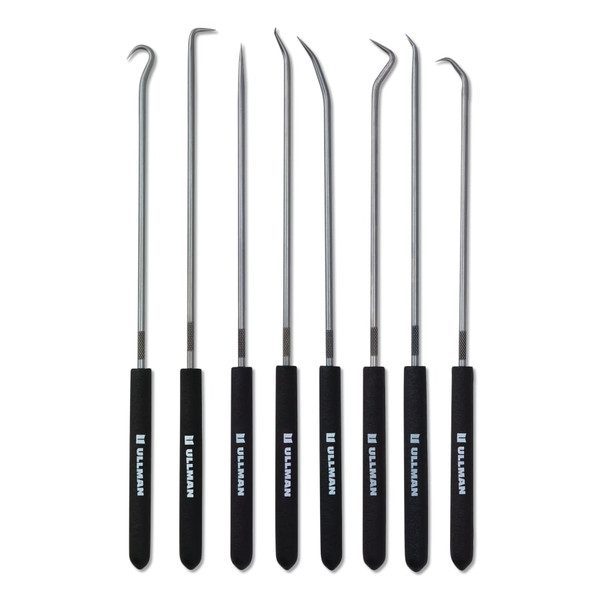 BUY 8-PC HOOK AND PICK SET, HIGH CARBON STEEL, RUBBER HANDLES, 9-3/4 IN L, NYLON POUCH now and SAVE!