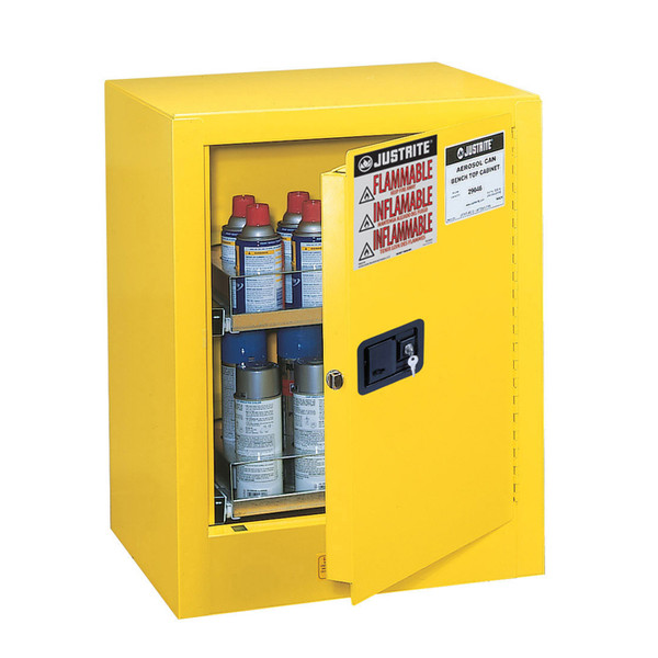 4 Gallon Cabinet Manual Door Yellow 890500