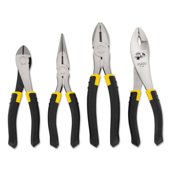 BUY 4-PIECE BI-MATERIAL PLIERS SETS, 7 IN DIAGONAL;8 IN LINEMAN/SLIP JOINT/LONG NOSE now and SAVE!