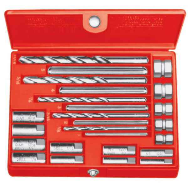 BUY SCREW EXTRACTOR SETS, DRILL BITS 1-5;EXTRACTORS 1-5;DRILL GUIDES NOS. 921/1821 now and SAVE!