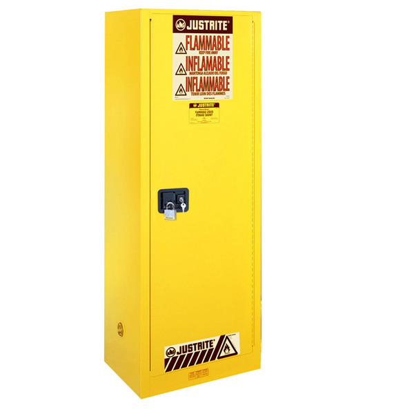 22 Gallon Cabinet Manual Door Yellow 892200