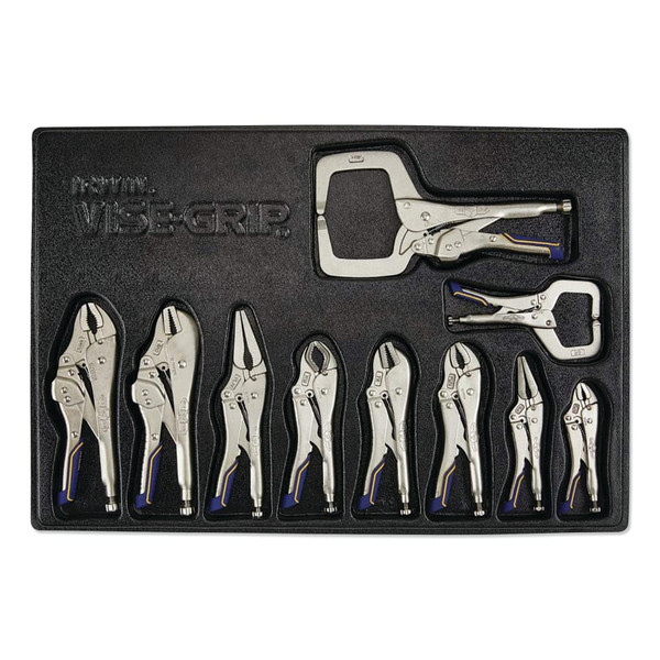 BUY FAST RELEASE LOCKING PLIERS SET, 10 PC, 11R, 6R, 10R, 10WR, 9LN, 7CR, 7R, 7WR, 6LN, 5W, TRAY now and SAVE!
