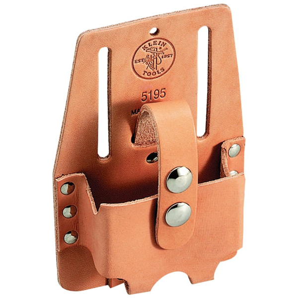 BUY TAPE-RULE HOLDERS, 1 COMPARTMENT, TAN, HOLDS MEDIUM TAPE RULE, LEATHER now and SAVE!