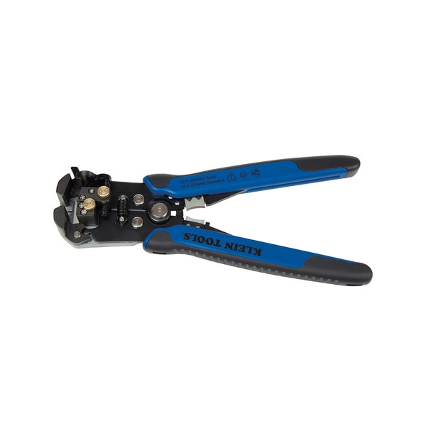 BUY SELF-ADJUSTING WIRE STRIPPER/CUTTER, 8 1/4 IN, 12/2-14/2 ROMEX, 12-22 AWG STRANDED, BLUE/BLACK now and SAVE!