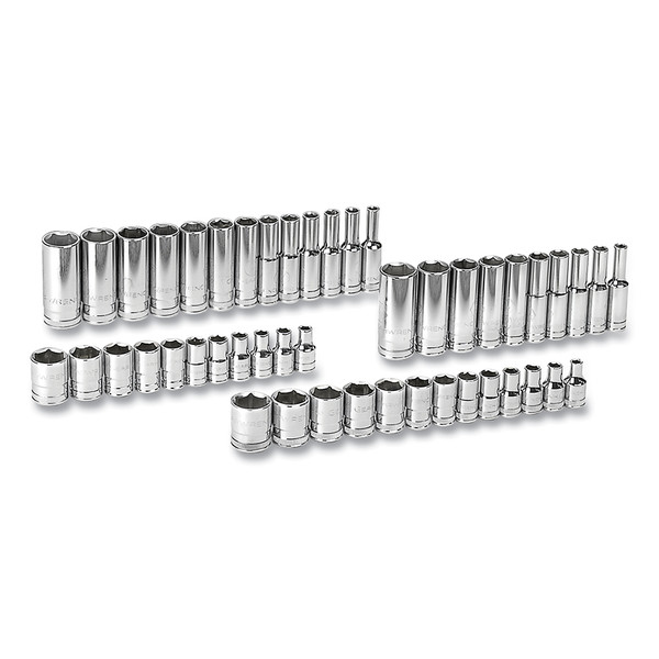 BUY 47 PC. 1/4 IN DRIVE 6 POINT STANDARD AND DEEP SAE AND METRIC SOCKET SET now and SAVE!