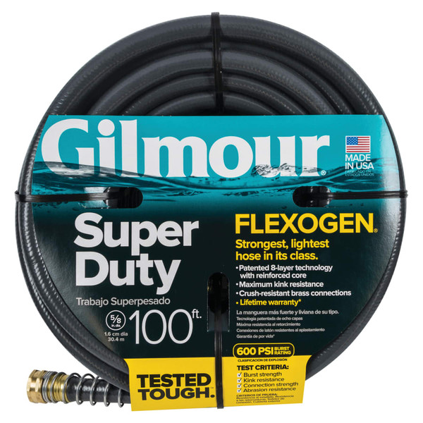 BUY FLEXOGEN SUPER DUTY HOSES, 5/8 IN X 100 FT, BLACK now and SAVE!