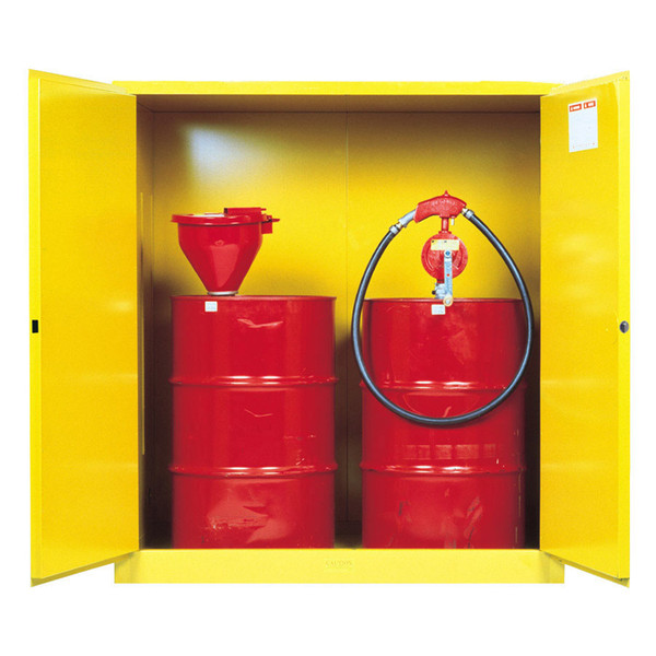 110 Gallon Cabinet Manual Door Yellow 899100