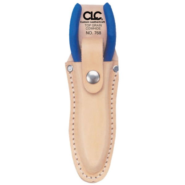 BUY PLIER HOLDER, 1 COMPARTMENT, MOLDED TOP GRAIN LEATHER, TAN, FOR TOOLS UP TO 10 IN L, INCLUDES SNAP-CLOSURE SECURING STRAP now and SAVE!