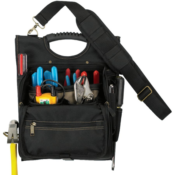 BUY ELECTRICIAN'S TOOL POUCHES, 21 COMPARTMENT, POLYESTER now and SAVE!