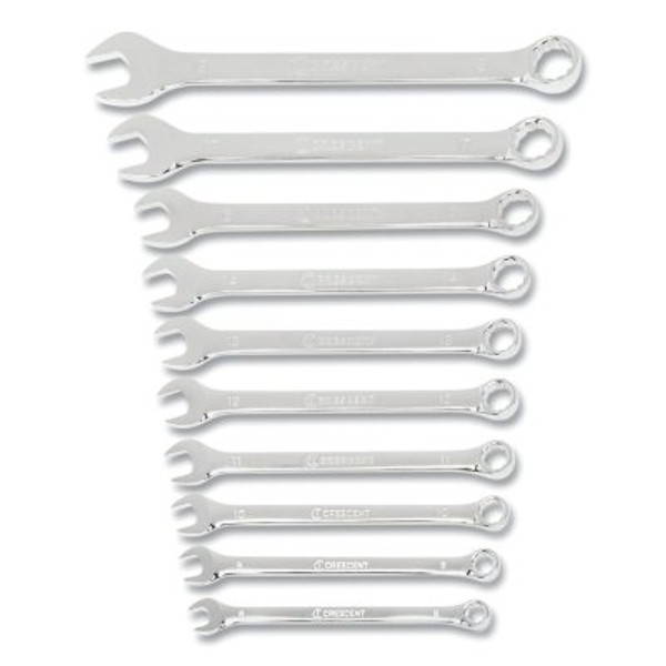 BUY 10 PIECE COMBINATION WRENCH SET, 12 POINT METRIC now and SAVE!