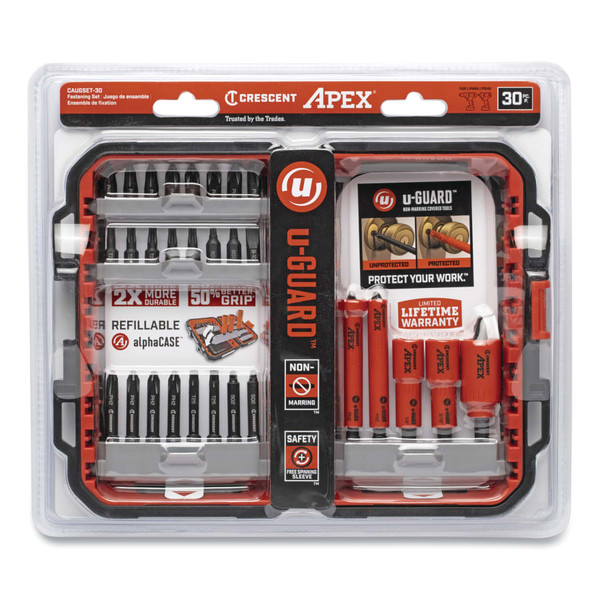 BUY 30PC CRESCENT APEX U-GUARD FASTENING SET now and SAVE!