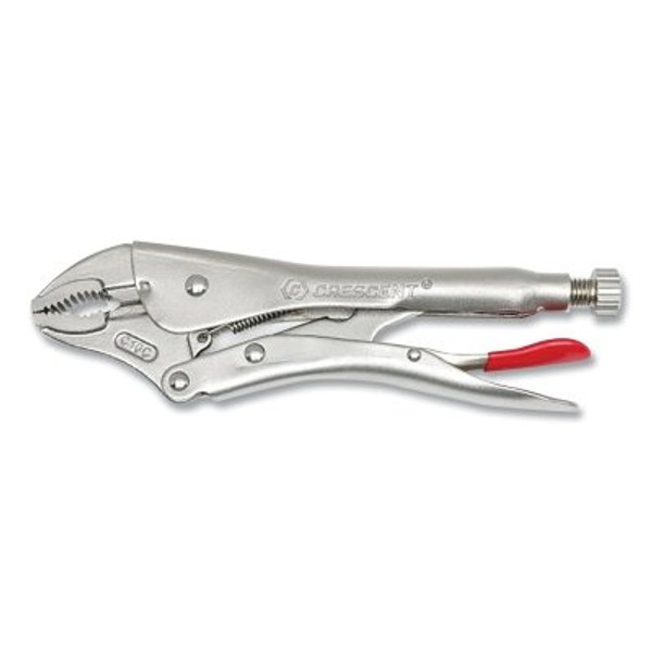 BUY CURVED JAW LOCKING PLIER W/WIRE CUTTER, 10 IN OAL, 1-7/8 IN JAW OPENING, SILVER now and SAVE!