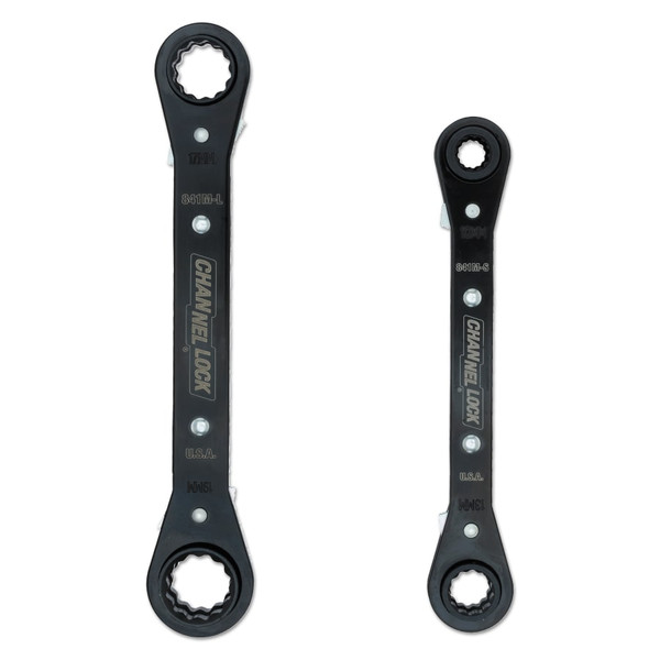 BUY 2 PC 4-IN-1 RATCHETING BOX WRENCH SET, METRIC now and SAVE!