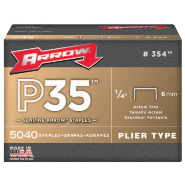 BUY P35 TYPE STAPLES, 1/4 IN, 5000 PER BOX now and SAVE!