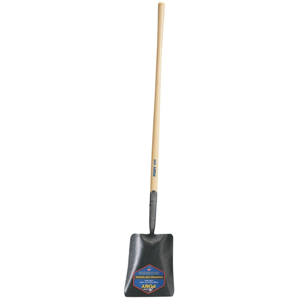 BUY SQUARE POINT SHOVEL, 12 IN X 9-3/4 IN BLADE, 47 IN WHITE ASH STRAIGHT HANDLE now and SAVE!