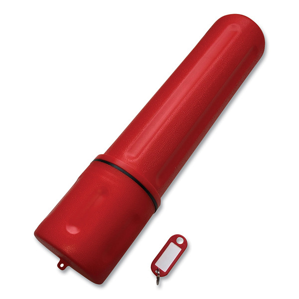 BUY ROD STORAGE TUBE, 10 LB CAPACITY, HIGH IMPACT POLYETHYLENE, 14 IN L, RED now and SAVE!