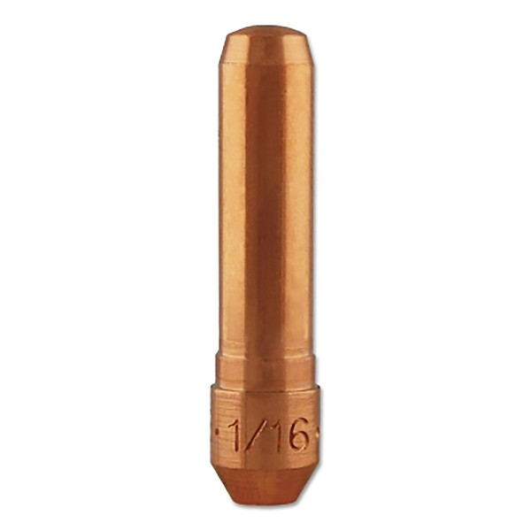 BUY CENTERFIRE MIG CONTACT TIP, 1/16 IN WIRE, T SERIES, NON-THREADED/TAPERED BASE now and SAVE!