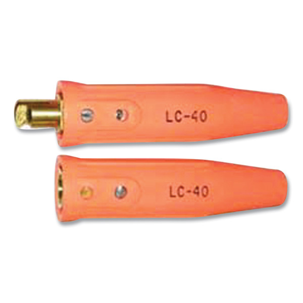 BUY CABLE CONNECTOR, SINGLE OVAL-POINT SCREW CONNECTION, LC-40, #1/0 THRU #2/0 CABLE, ORANGE now and SAVE!