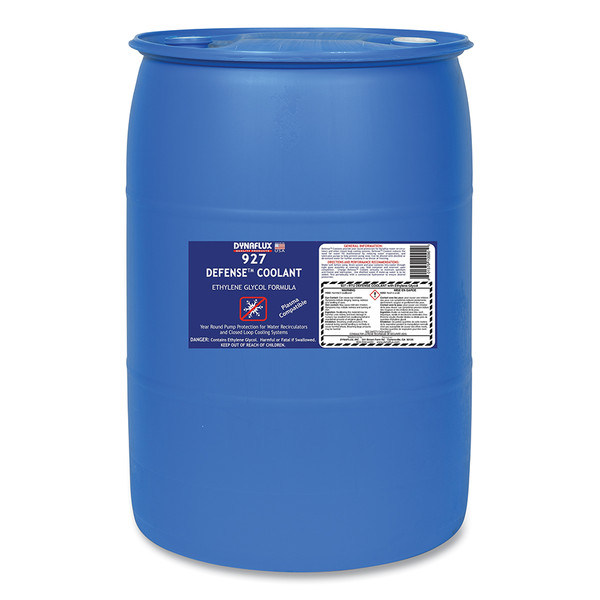 DEFENSE ANTI-FREEZE AND PUMP LUBRICANT, 927, ETHYLENE GLYCOL, 55 GAL DRUM, DF927-55, BUY NOW!