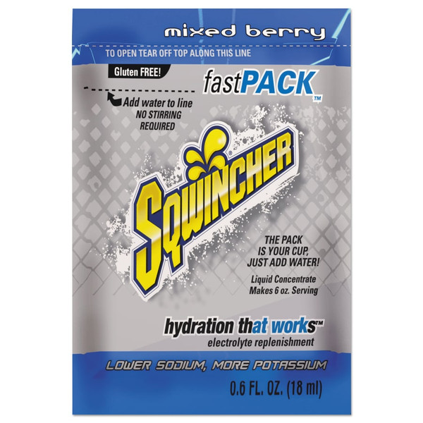 BUY FAST PACK DRINK MIX, MIXED BERRY, 0.6 FL OZ, PACK, YIELDS 6 OZ now and SAVE!