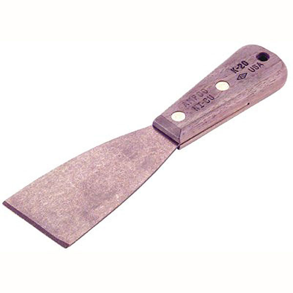 AMPCO SAFETY TOOLS K-20 Putty Knives, 4 in Long, 2 in Wide, Stiff Blade - SOLD PER 1 EACH