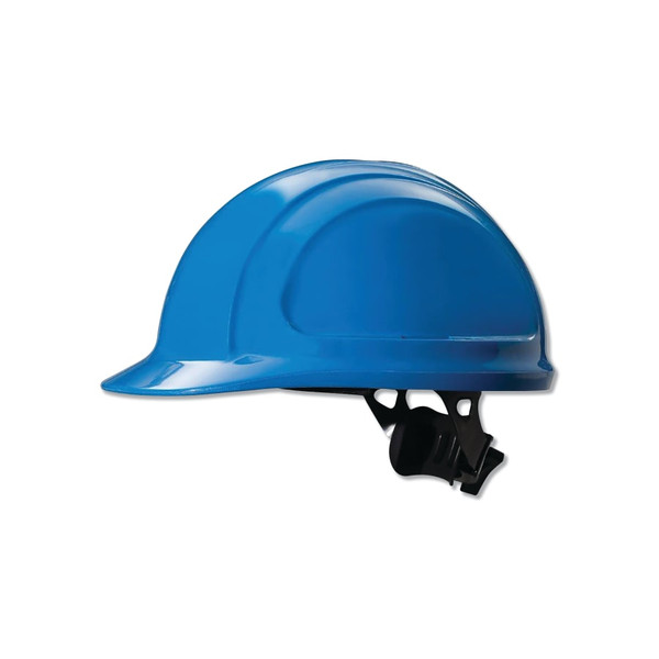 BUY NORTH ZONE N10 RATCHET HARD HAT, 4 POINT, FRONT BRIM, LIGHT BLUE now and SAVE!