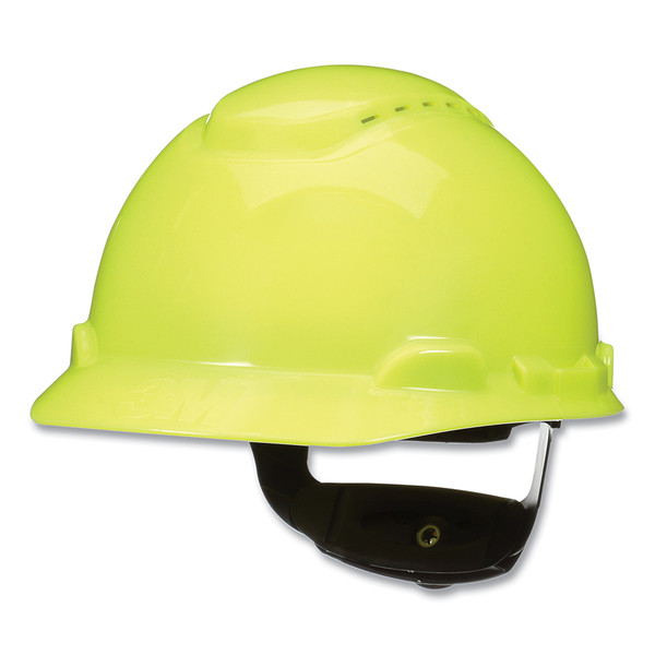 BUY SECUREFIT PRESSURE DIFFUSION RATCHET SUSPENSION W/UVICATOR HARD HATS AND CAPS, CAP, VENTED, HI-VIS YELLOW now and SAVE!