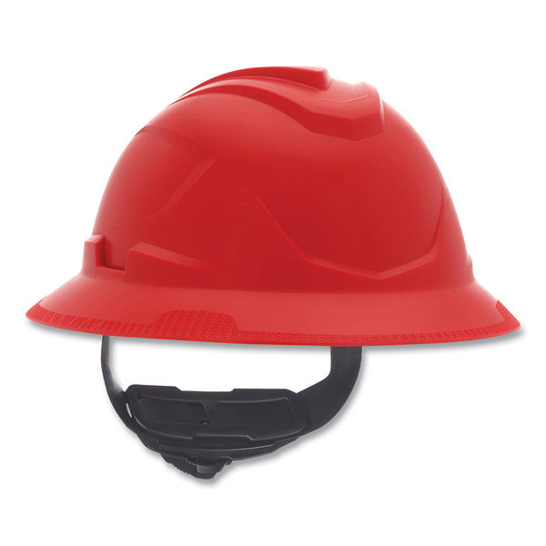 BUY V-GARD C1 HARD HAT, FAS-TRAC III 4 POINT RATCHET, NON-VENTED, RED now and SAVE!