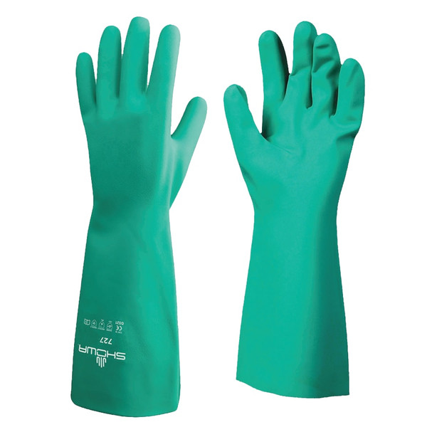 BUY NITRILE DISPOSABLE GLOVES, 15 MIL, SIZE 11/2X-LARGE, LIGHT GREEN now and SAVE!